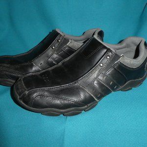 Sketcher Men Black Slip On Shoe, 8D